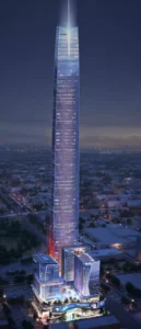 A new skyscraper has been proposed to be built in Oklahoma. Credit: AO Architects